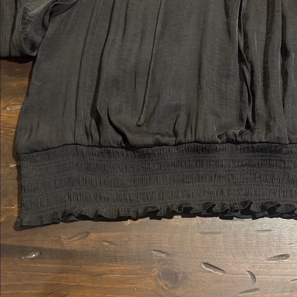 Rachel Black Ruffled Blouse - Picture 8 of 10